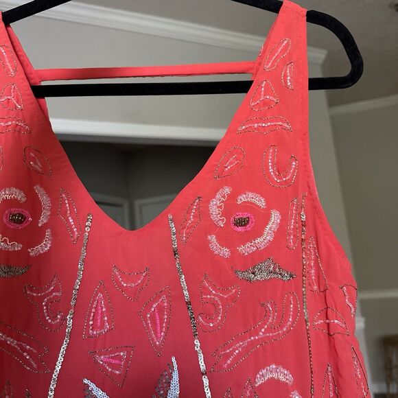 Free People Secret Garden Embellished Large Sequin Dress Size Small EXCELLENT! - Picture 8 of 13